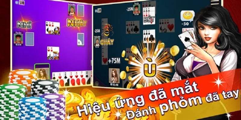 Trải nghiệm đánh Phỏm trực tuyến cực thu hút