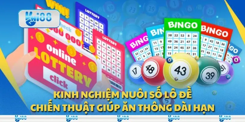 Kinh nghiệm nuôi số lô đề: Chiến thuật giúp ăn thông dài hạn