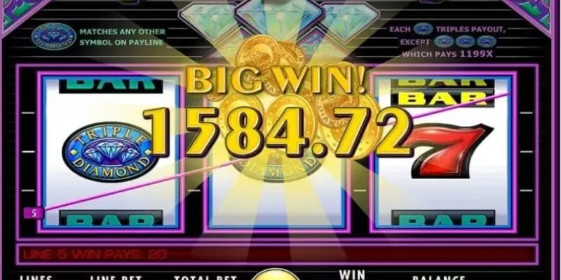 Bí kíp chơi triple diamond tăng cơ hội thắng