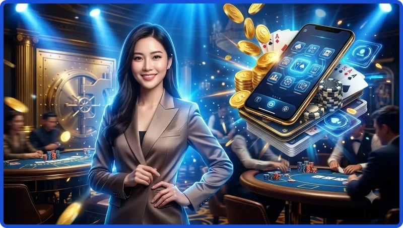 Giao diện chơi bài liêng trực tuyến tại Hi88