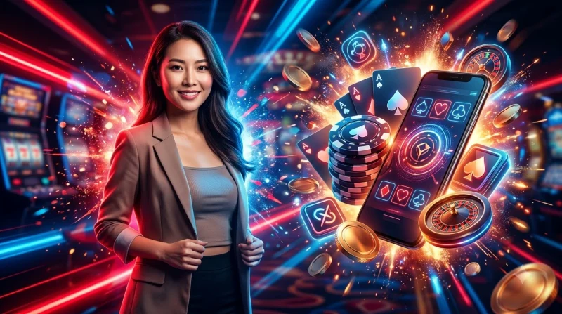 Giao diện hiện đại của game bài Hi88 trên di động