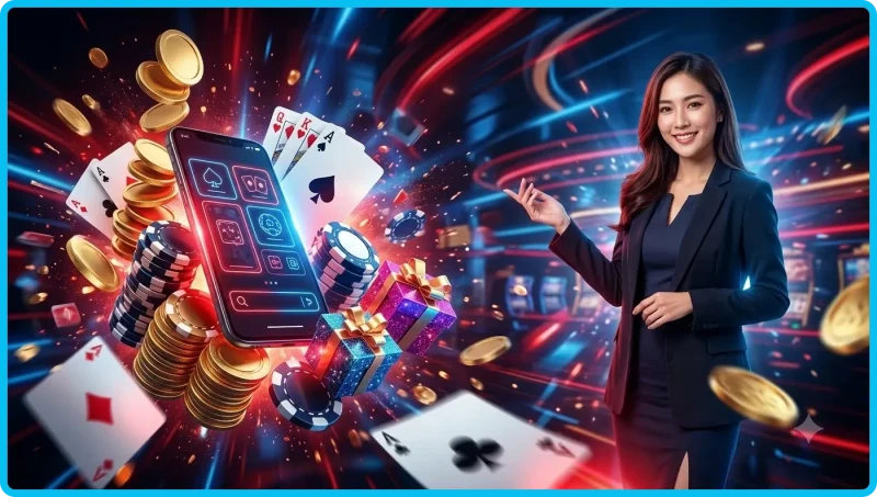 Giao diện hiện đại của game bài Hi88 trên di động