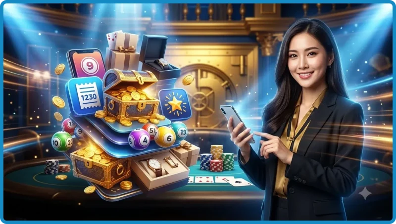 Người dùng tìm hiểu thông tin xổ số Hi88 trên thiết bị trực tuyến