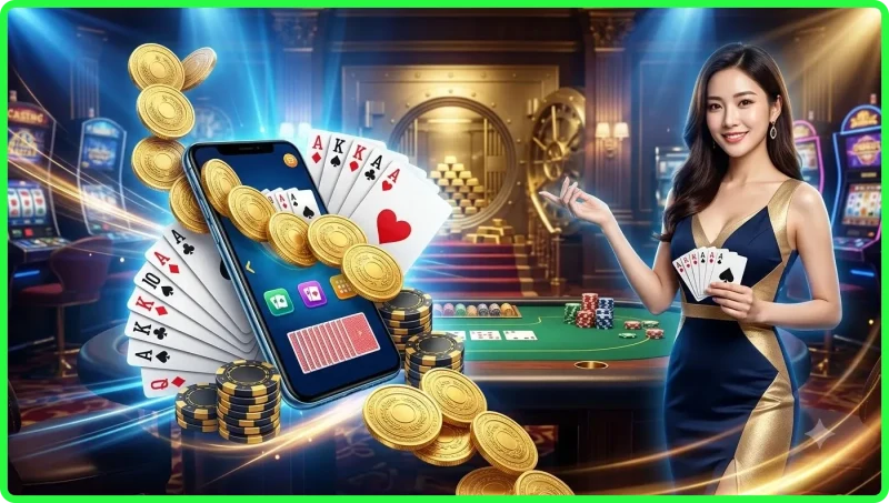 Trải nghiệm game Sâm lốc chuyên nghiệp trên điện thoại tại Hi88
