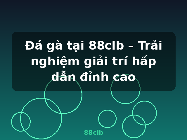 Đá gà tại 88clb – Trải nghiệm giải trí hấp dẫn đỉnh cao - 88clb Đá gà tại 88clb – Trải nghiệm giải trí hấp dẫn đỉnh cao - 88clb
