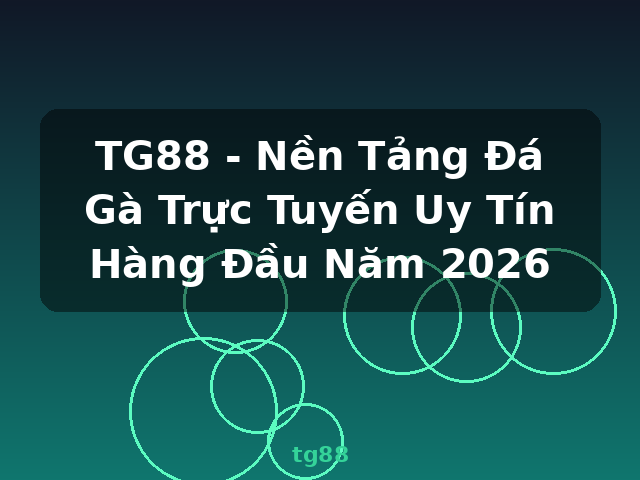 TG88 - Nền Tảng Đá Gà Trực Tuyến Uy Tín Hàng Đầu Năm 2026 - tg88